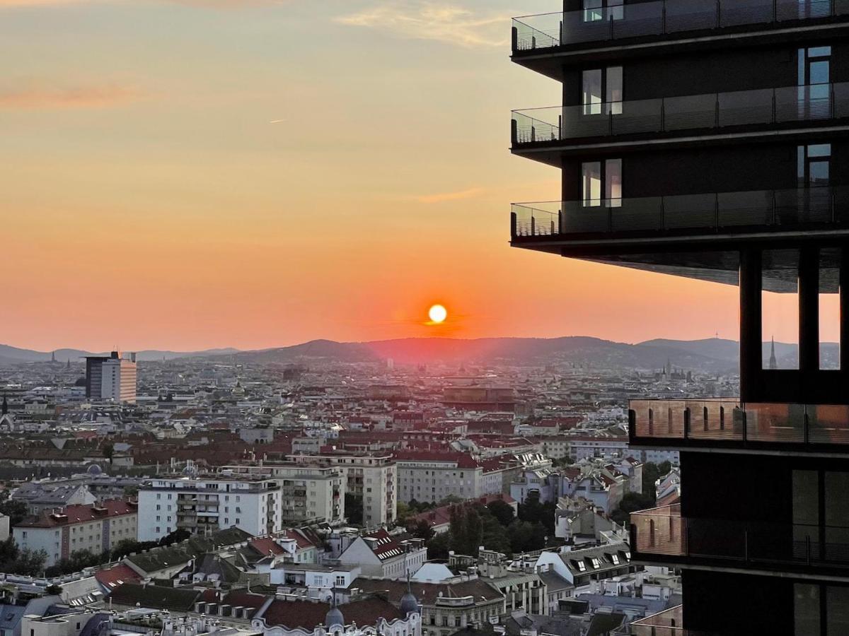 Triiiple Level 20 - Sonnenwohnen Apartment Mit Parkplatz Und Fantastischem Ausblick Wien Ngoại thất bức ảnh